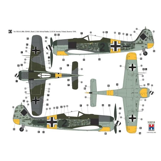 Focke-Wulf Fw 190 A-6 Eastern Front, 1/32 - Hobby 2000 H2K32018 Focke-Wulf Fw 190 A-6 Eastern Front, 1/32 - Hobby 2000 H2K32018