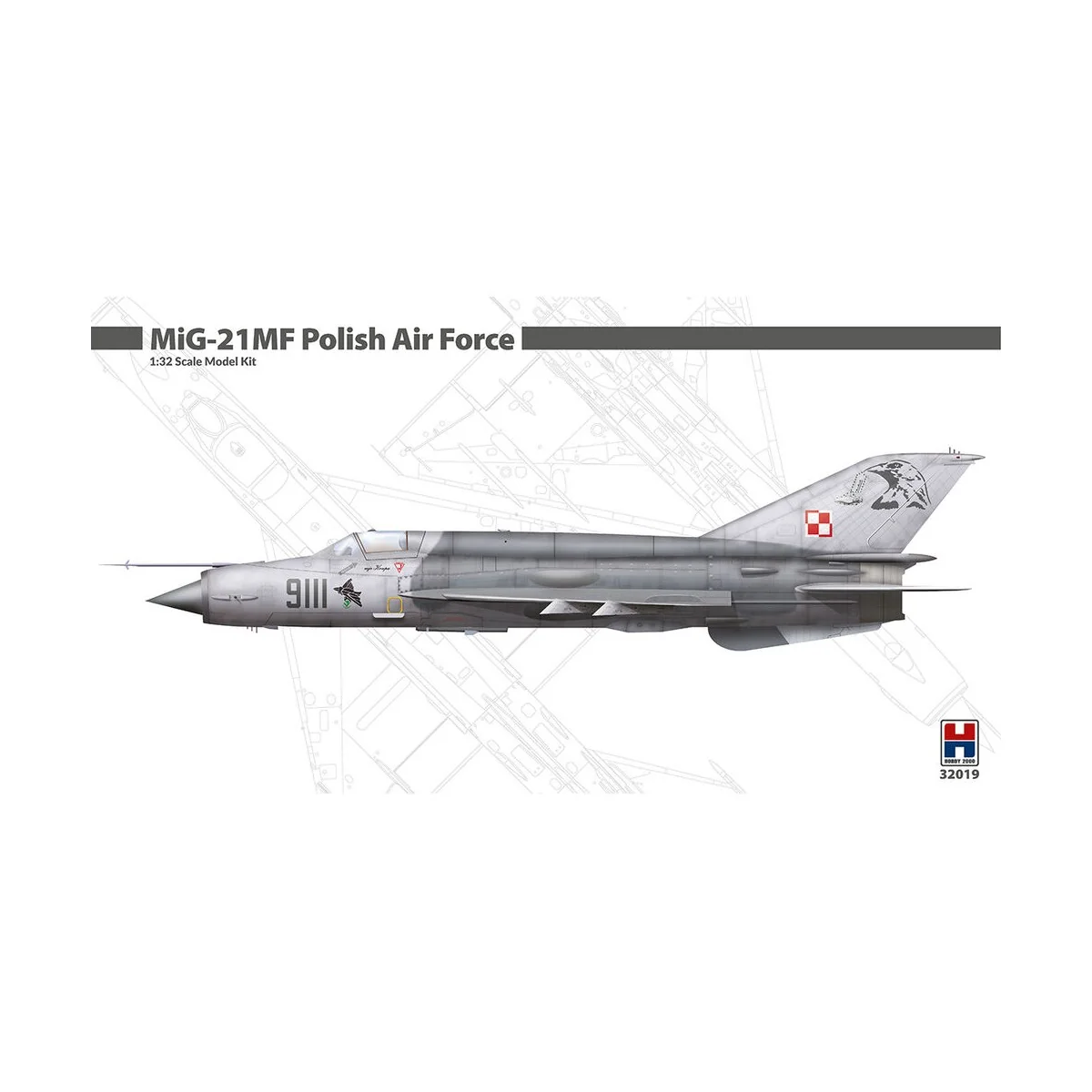 MiG-21MF Polish Air Force, 1/32 - Hobby 2000 H2K32019