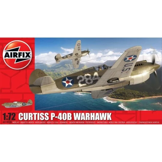 Curtiss P-40B Warhawk, 1/72 - Airfix A01003B Curtiss P-40B Warhawk, 1/72 - Airfix A01003B