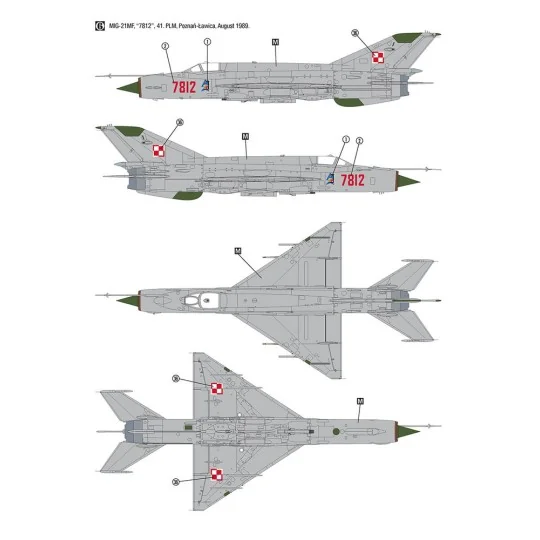 MiG-21MF Polish Air Force, 1/32 - Hobby 2000 H2K32019