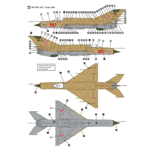 MiG-21MF Polish Air Force, 1/32 - Hobby 2000 H2K32019