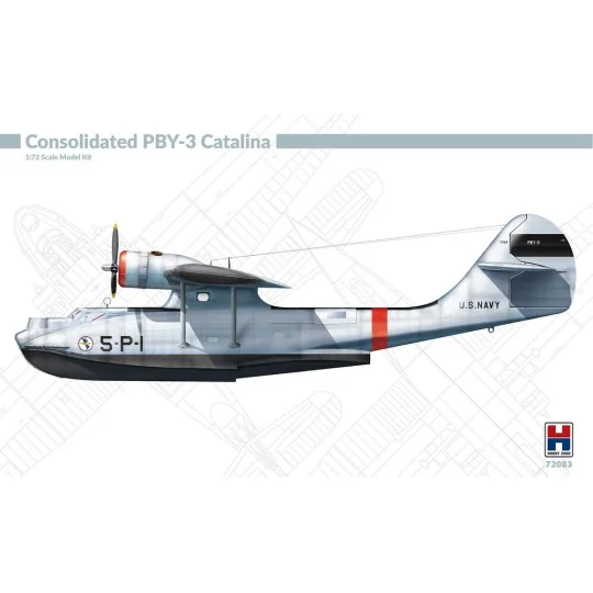 Consolidated PBY-3 Catalina, 1/72 - Hobby 2000 H2K72083