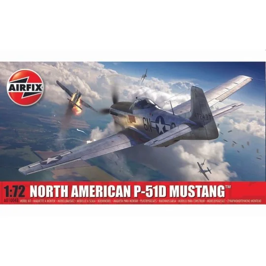 North American P-51D Mustang, 1/72 - Airfix A01004B North American P-51D Mustang, 1/72 - Airfix A01004B