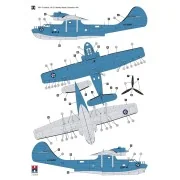 Consolidated PBY-3 Catalina, 1/72 - Hobby 2000 H2K72083