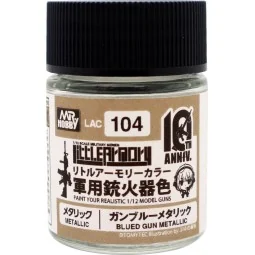 Mr Hobby -Gunze Little Armory Color (18ml) 10th Anniv. BLUED GUN ME...