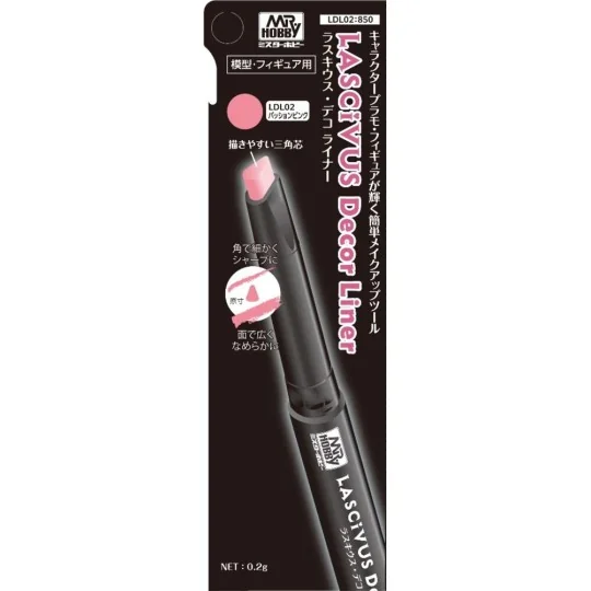 Mr Hobby -Gunze LASCIVUS DECOR LINER Passion Pink - Mr Hobby - Gunz...