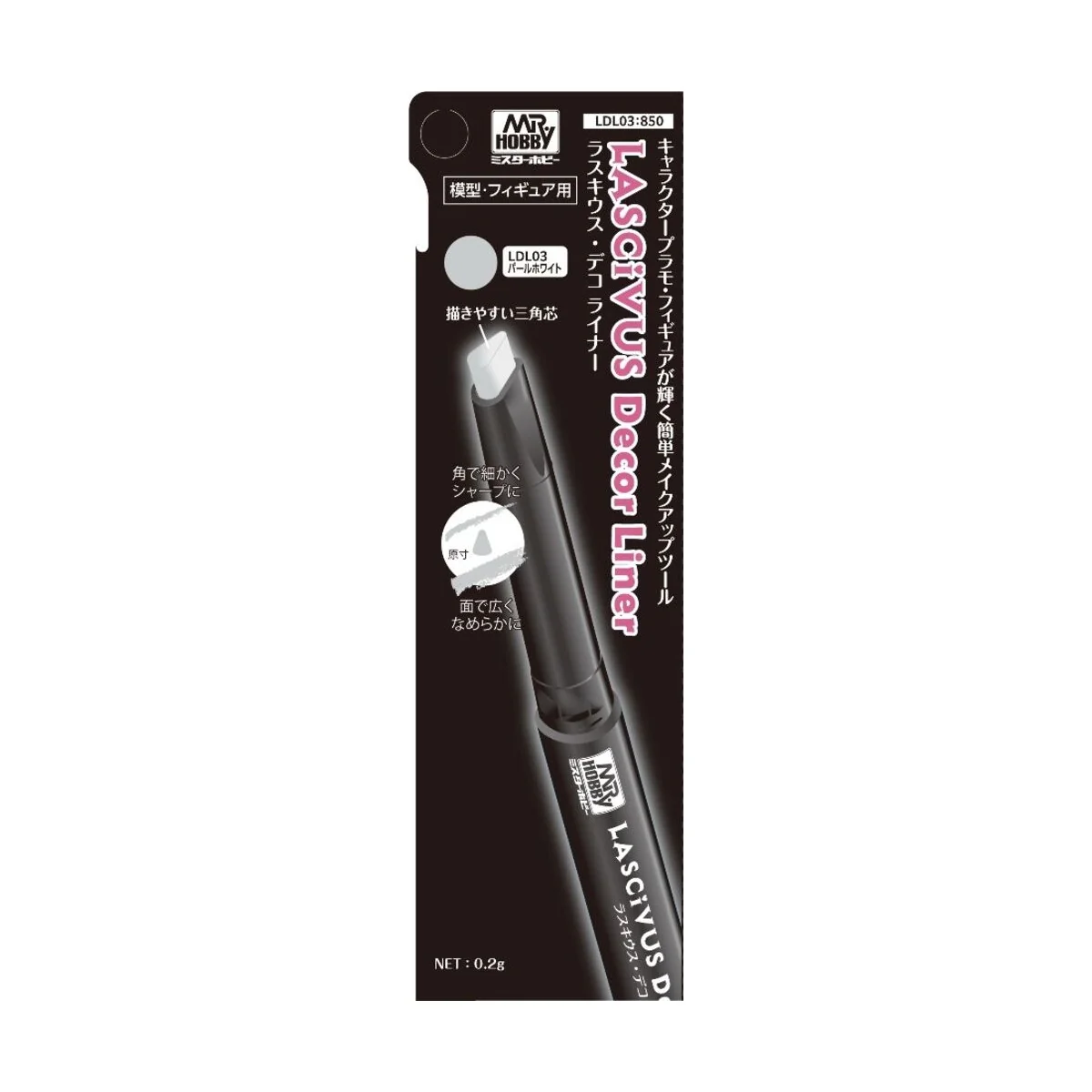 Mr Hobby -Gunze LASCIVUS DECOR LINER White Pearl - Mr Hobby - Gunze...