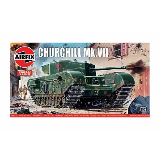 Churchill Mk.VII Tank, Vintage Classics, 1/76 - Airfix A01304V
