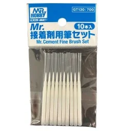 Mr Hobby -Gunze Mr. Cement Fine Brush Set - Mr Hobby - Gunze GT-130