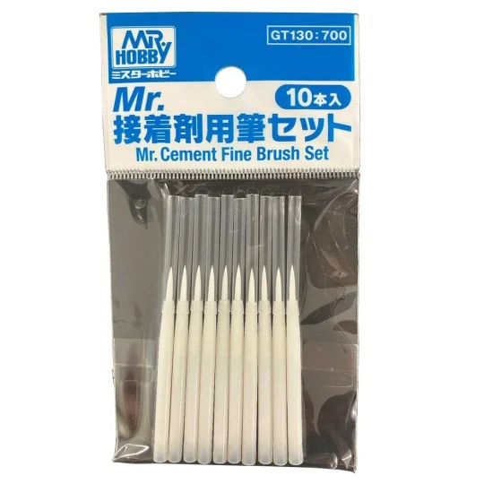 Mr Hobby -Gunze Mr. Cement Fine Brush Set - Mr Hobby - Gunze GT-130