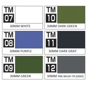 Mr Hobby -Gunze 30 MINUTES MISSIONS Marker Basic Set - Mr Hobby - G...