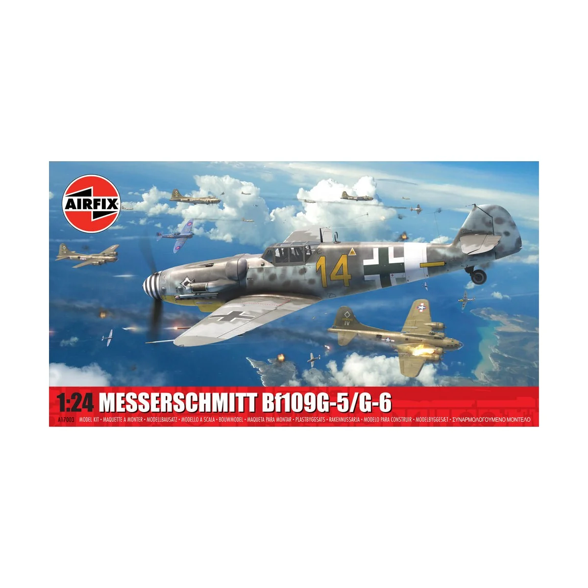 Messerschmitt Bf109G-5/G-6, 1/24 - Airfix A17003