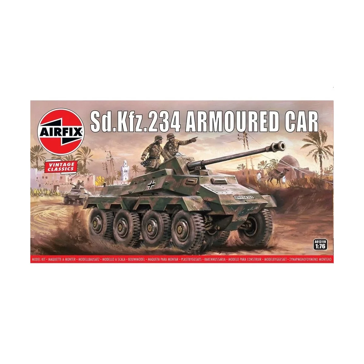 SDKFZ-Armoured Car, 1/76 - Airfix A01311V SDKFZ-Armoured Car, 1/76 - Airfix A01311V