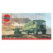 AEC Matador & 5.5inch Gun, Vintage Classics, 1/76 - Airfix A01314V AEC Matador & 5.5inch Gun, Vintage Classics, 1/76 - Airfix A01314V