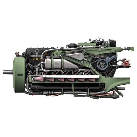 Messerschmitt Bf109G-5/G-6, 1/24 - Airfix A17003