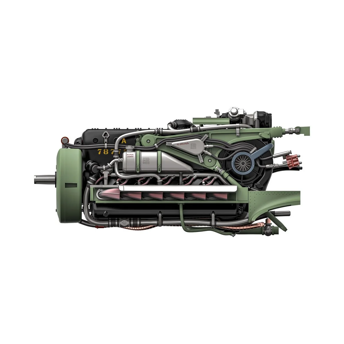 Messerschmitt Bf109G-5/G-6, 1/24 - Airfix A17003