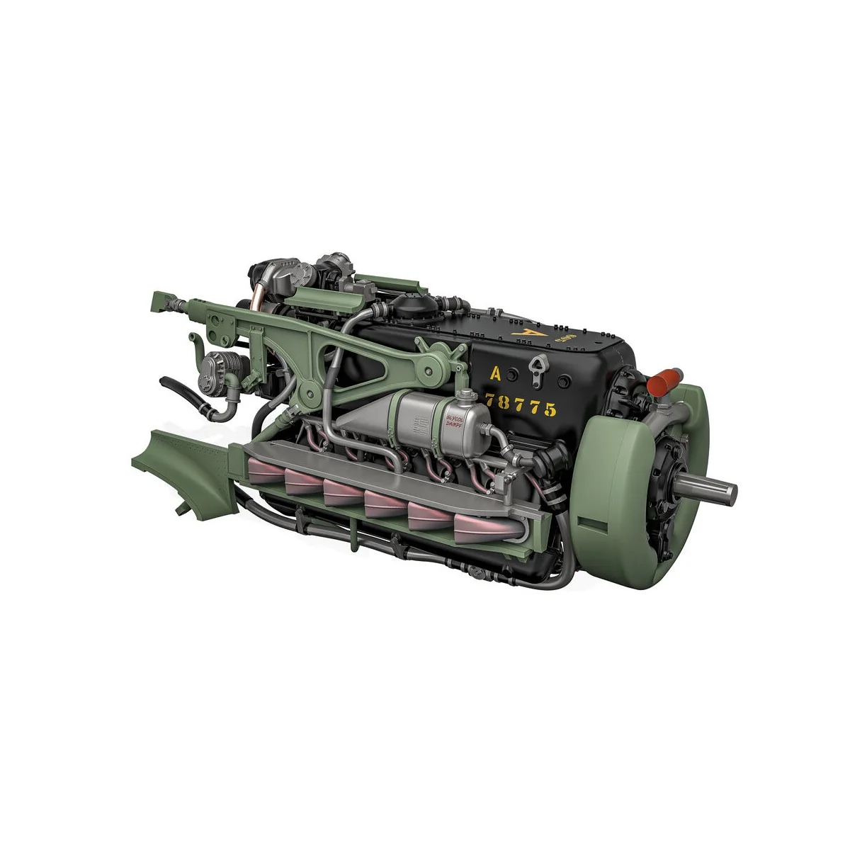 Messerschmitt Bf109G-5/G-6, 1/24 - Airfix A17003