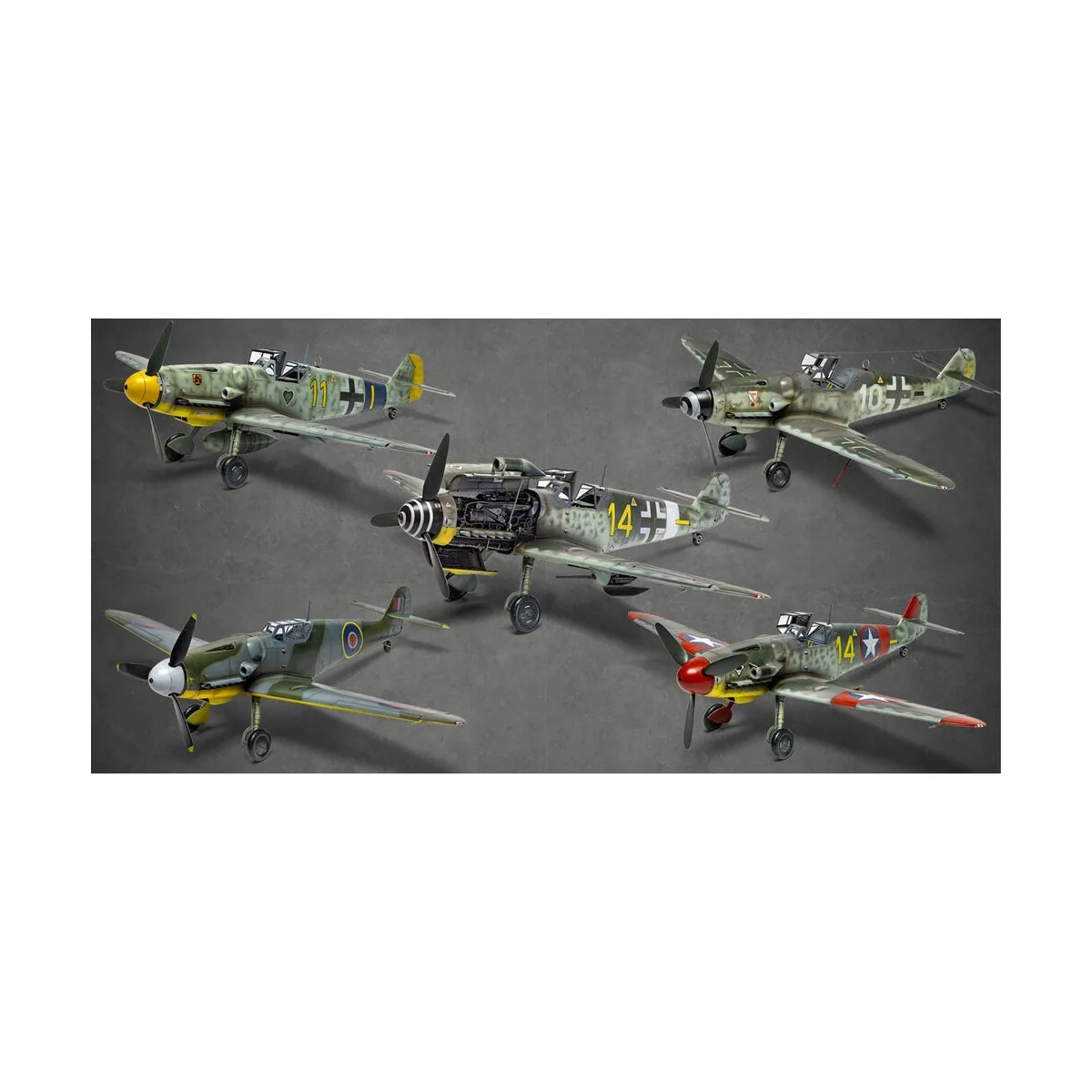 Messerschmitt Bf109G-5/G-6, 1/24 - Airfix A17003