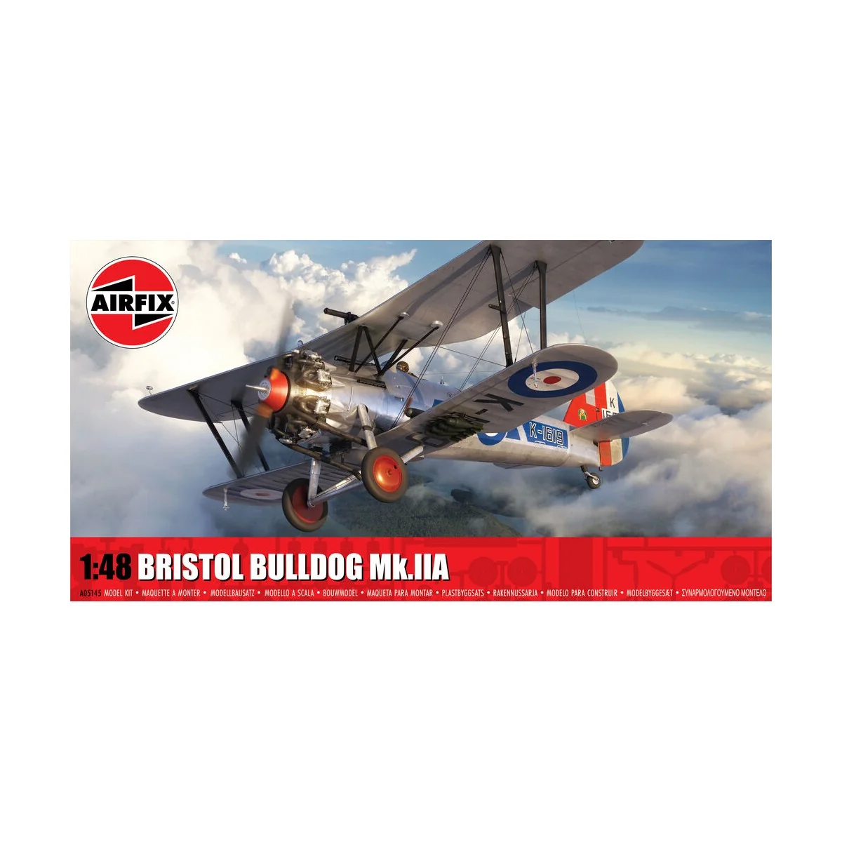 Bristol Bulldog Mk.IIA, 1/48 - Airfix A05145