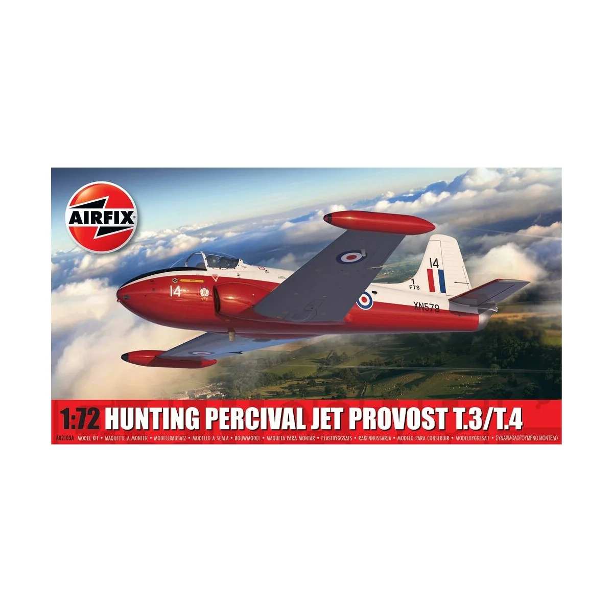 Hunting Percival Jet Provost T.3/T.4 - Airfix A02103A