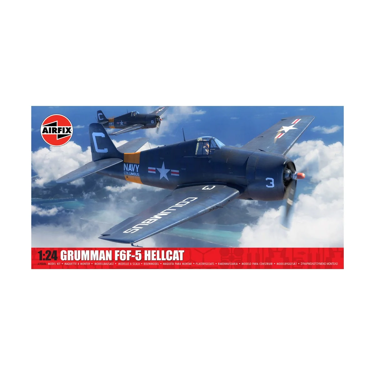 Grumman F6F-5 Hellcat, 1/24 - Airfix A19004A
