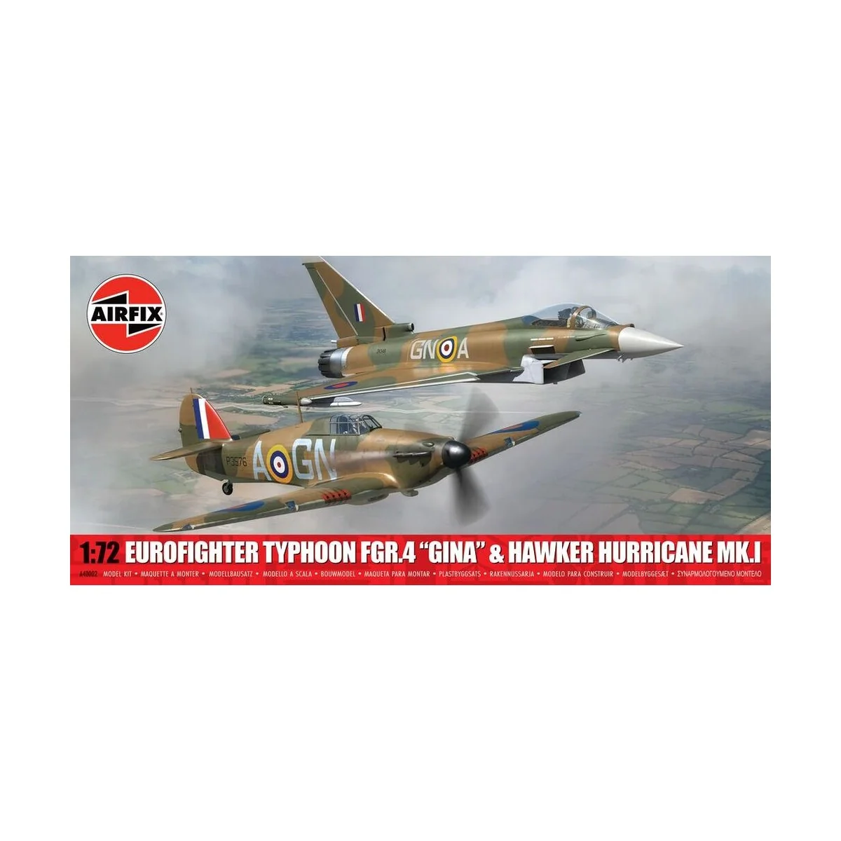 Twin Pack - Eurofighter Typhoon FGR.4 (GINA) + Hawker Hurricane Mk....