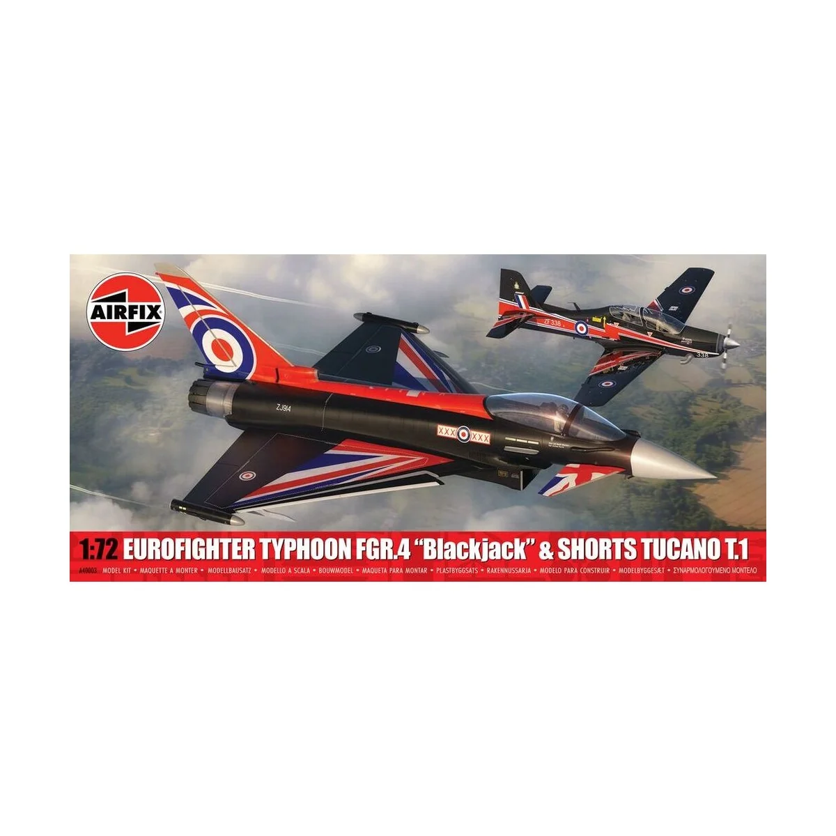 Twin Pack - Eurofighter Typhoon FGR.4 (Blackjack) + Shorts Tucano T... Twin Pack - Eurofighter Typhoon FGR.4 (Blackjack) + Shorts Tucano T...