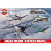 Swedish Air Force 100th Anniversary Set, 1/72 - Airfix A40004 Swedish Air Force 100th Anniversary Set, 1/72 - Airfix A40004