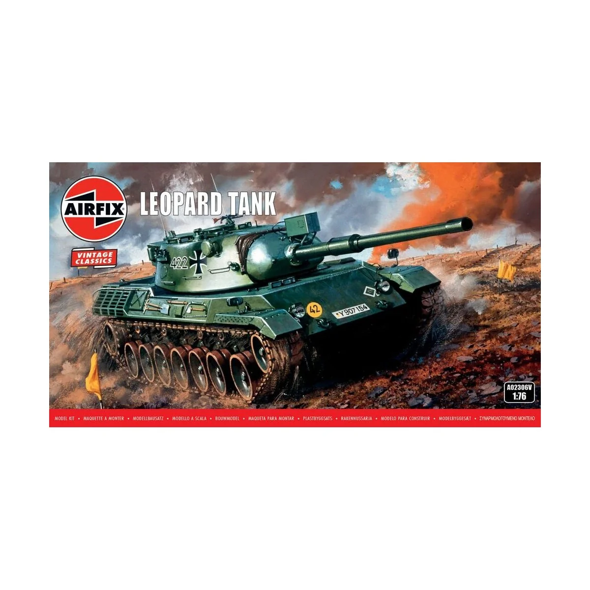 Leopard Tank, 1/76 - Airfix A02306V Leopard Tank, 1/76 - Airfix A02306V