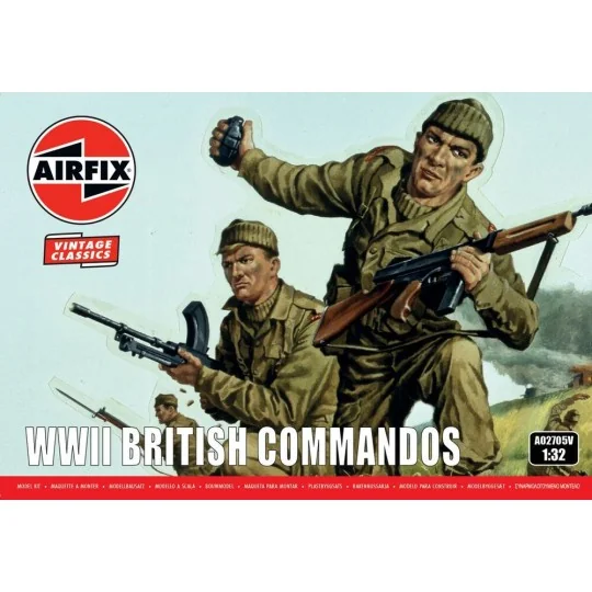 British Commandos, 1/32 - Airfix A02705V British Commandos, 1/32 - Airfix A02705V