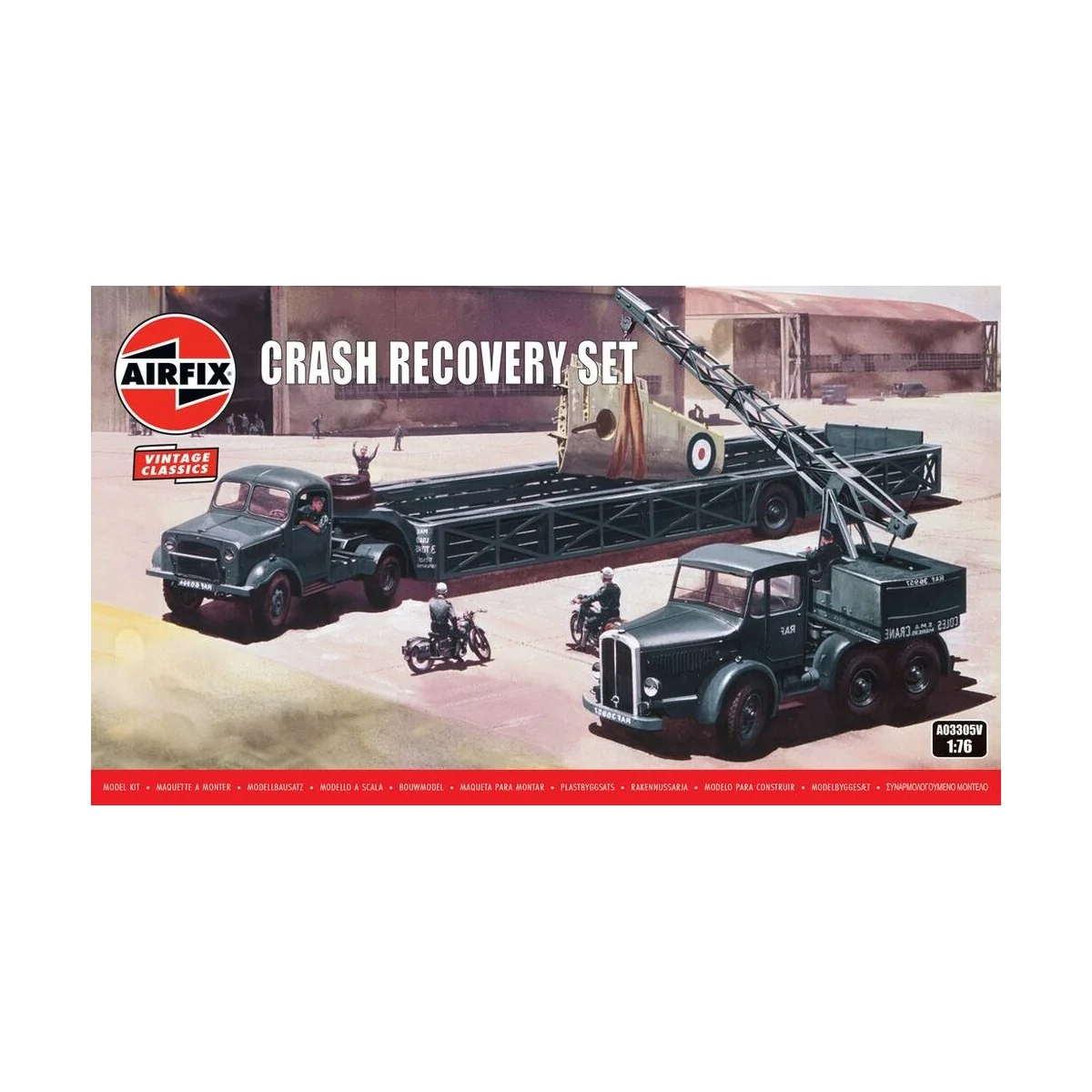 Crash Recovery Set, 1/76 - Airfix A03305V Crash Recovery Set, 1/76 - Airfix A03305V