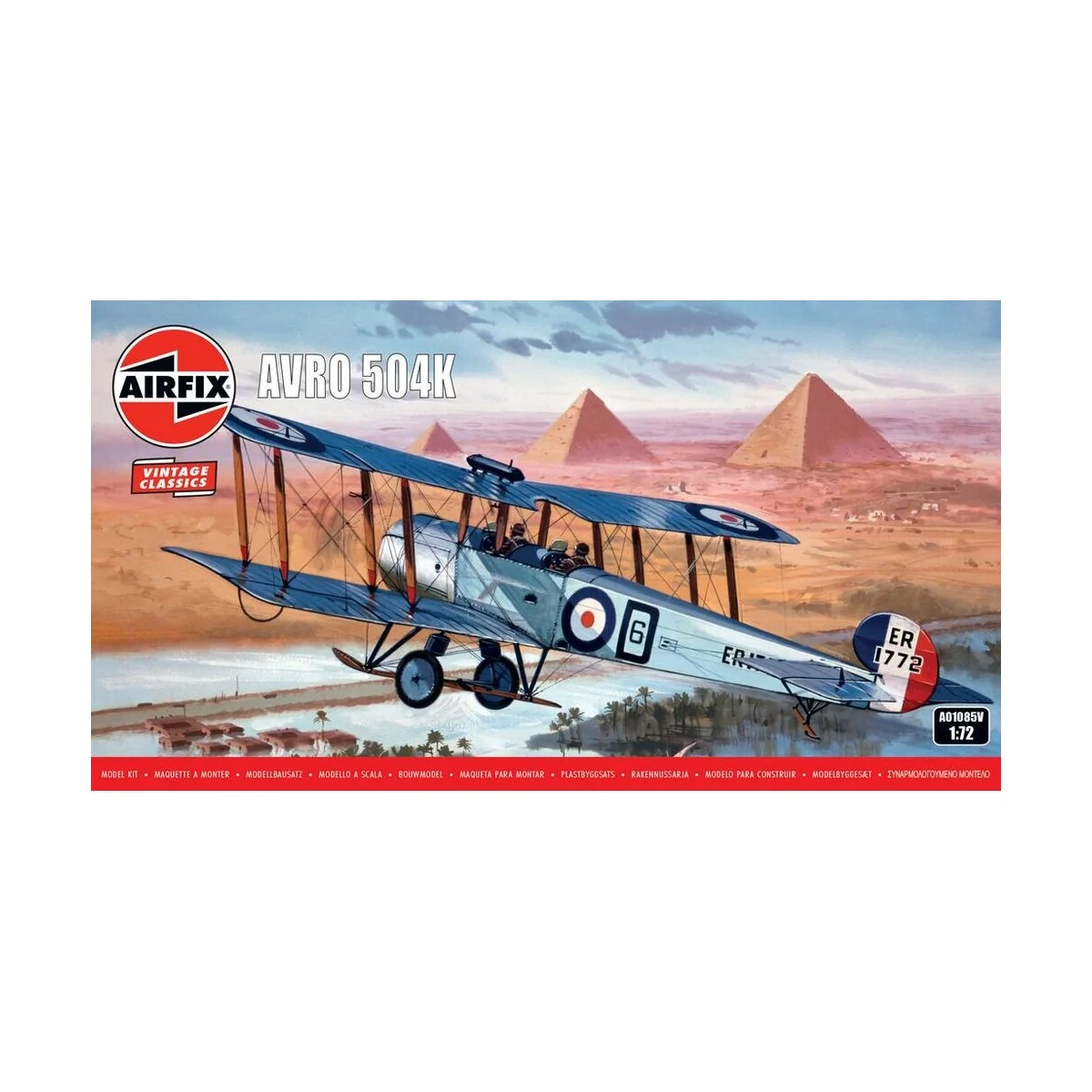 Avro 504K, 1/72 - Airfix A01085V Avro 504K, 1/72 - Airfix A01085V