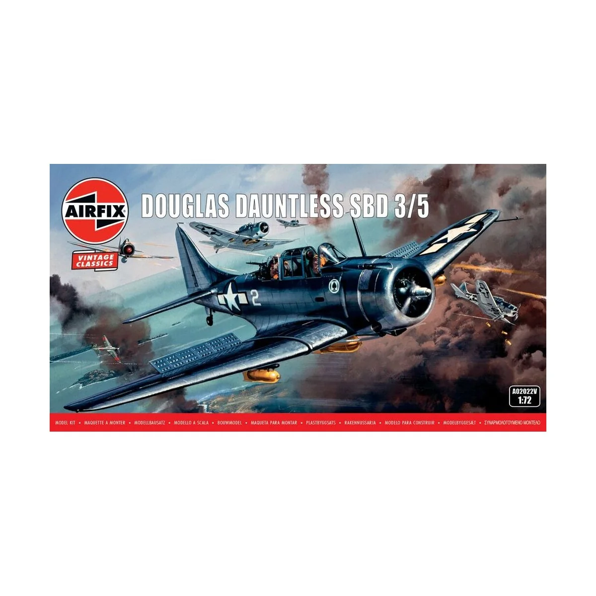 Douglas Dauntless SBD 3/5, 1/72 - Airfix A02022V