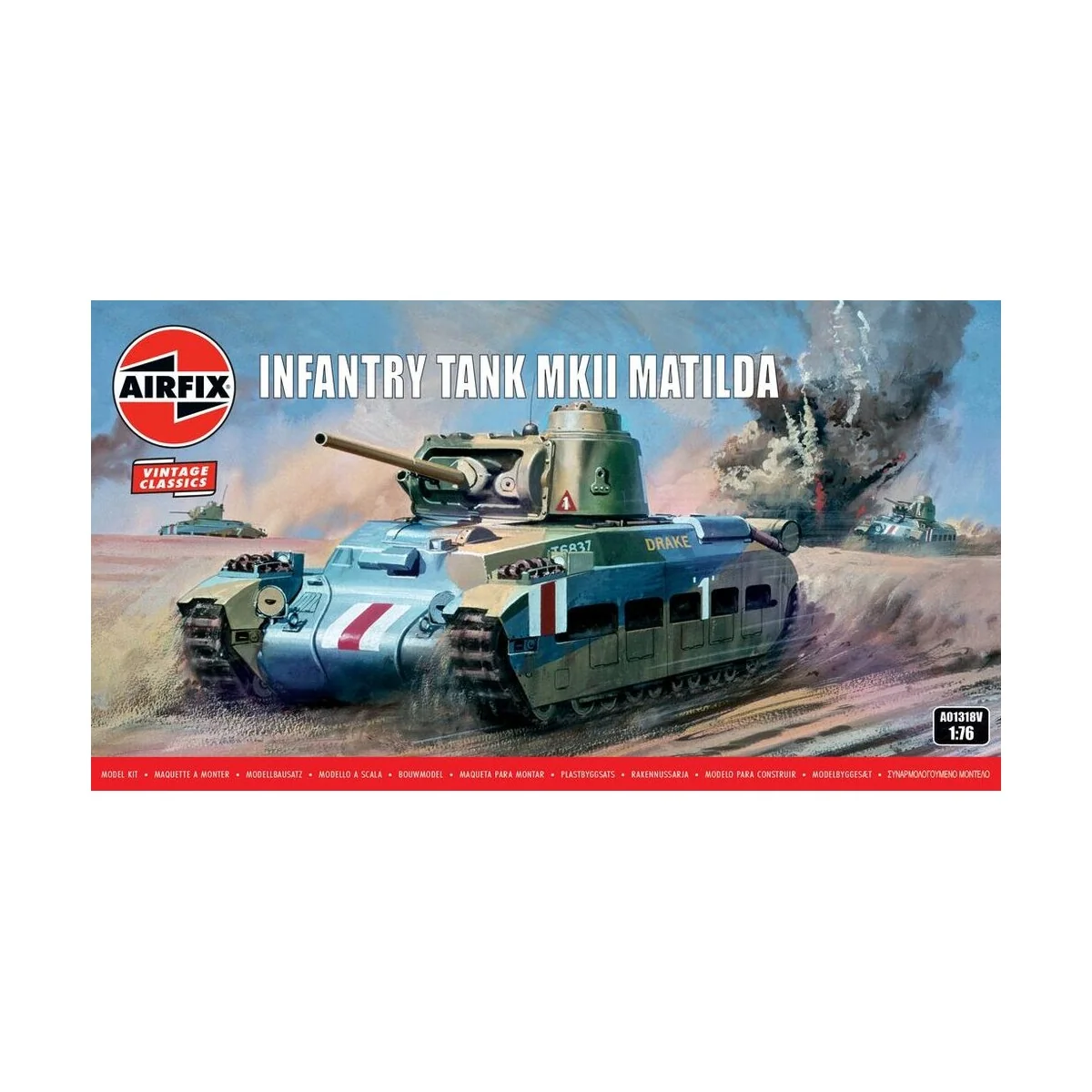 Matilda Tank, 1/76 - Airfix A01318V