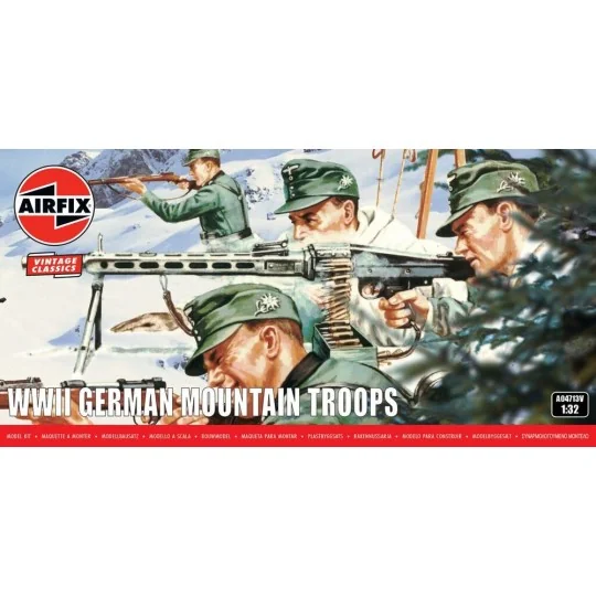German Mountain Troops, 1/32 - Airfix A04713V German Mountain Troops, 1/32 - Airfix A04713V