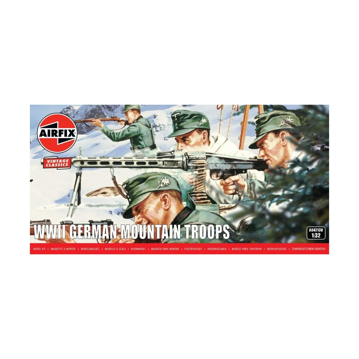 German Mountain Troops, 1/32 - Airfix A04713V German Mountain Troops, 1/32 - Airfix A04713V