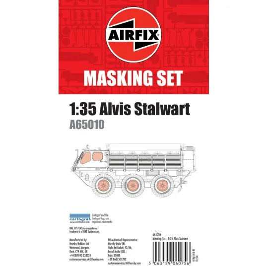 Masking Set - Alvis Stalwart, 1/35 - Airfix A65010