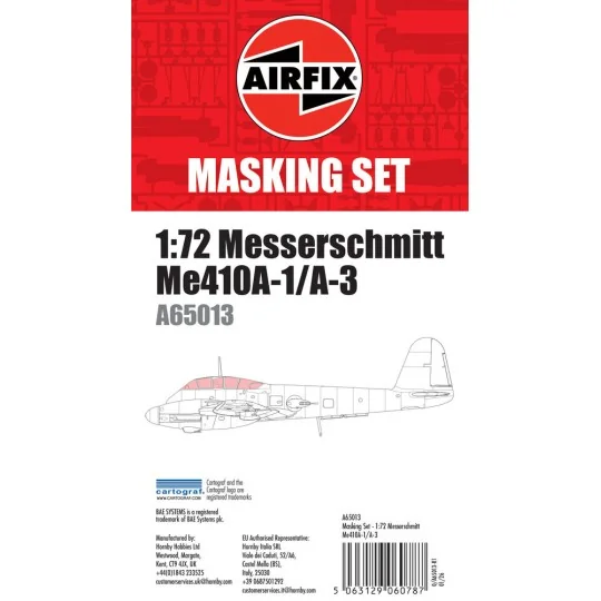 Masking Set - Me410, 1/72 - Airfix A65013