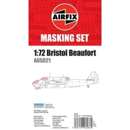 Masking Set - Bristol Beaufort, 1/72 - Airfix A65021