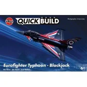 QUICKBUILD Eurofighter Typhoon - Blackjack - Airfix J6059 QUICKBUILD Eurofighter Typhoon - Blackjack - Airfix J6059