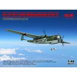 Do 217K-2 with Fritz-X, WWII German bomber, 1/48 - ICM 48275