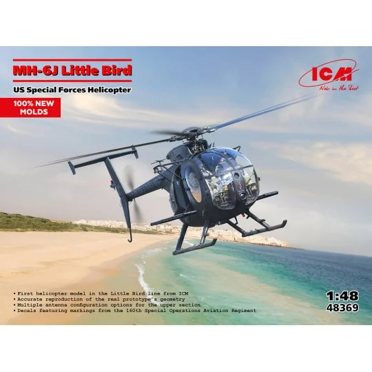 MH-6J Little Bird, US Special Forces Helicopter (100% new moulds), ... MH-6J Little Bird, US Special Forces Helicopter (100% new moulds), ...