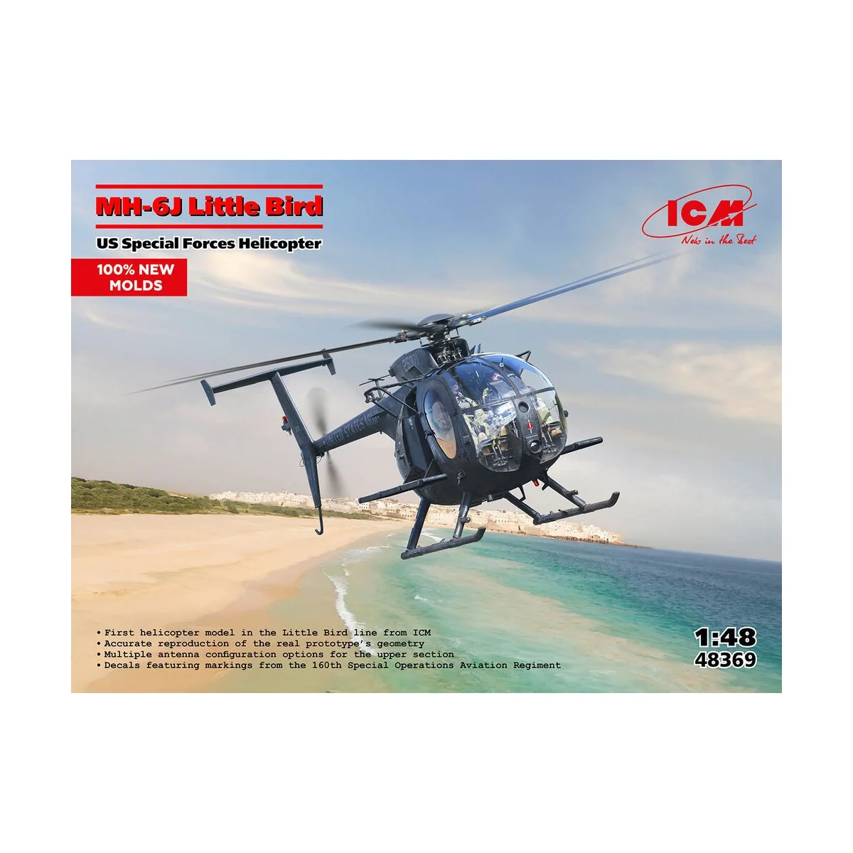 MH-6J Little Bird, US Special Forces Helicopter (100% new moulds), ... MH-6J Little Bird, US Special Forces Helicopter (100% new moulds), ...