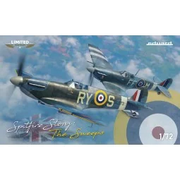 SPITFIRE STORY: The Sweeps DUAL COMBO, 1/72 - Eduard Plastic Kits 2154