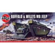 Buffalo Amphibian LVT & Jeep, 1/76 - Airfix A02302V Buffalo Amphibian LVT & Jeep, 1/76 - Airfix A02302V
