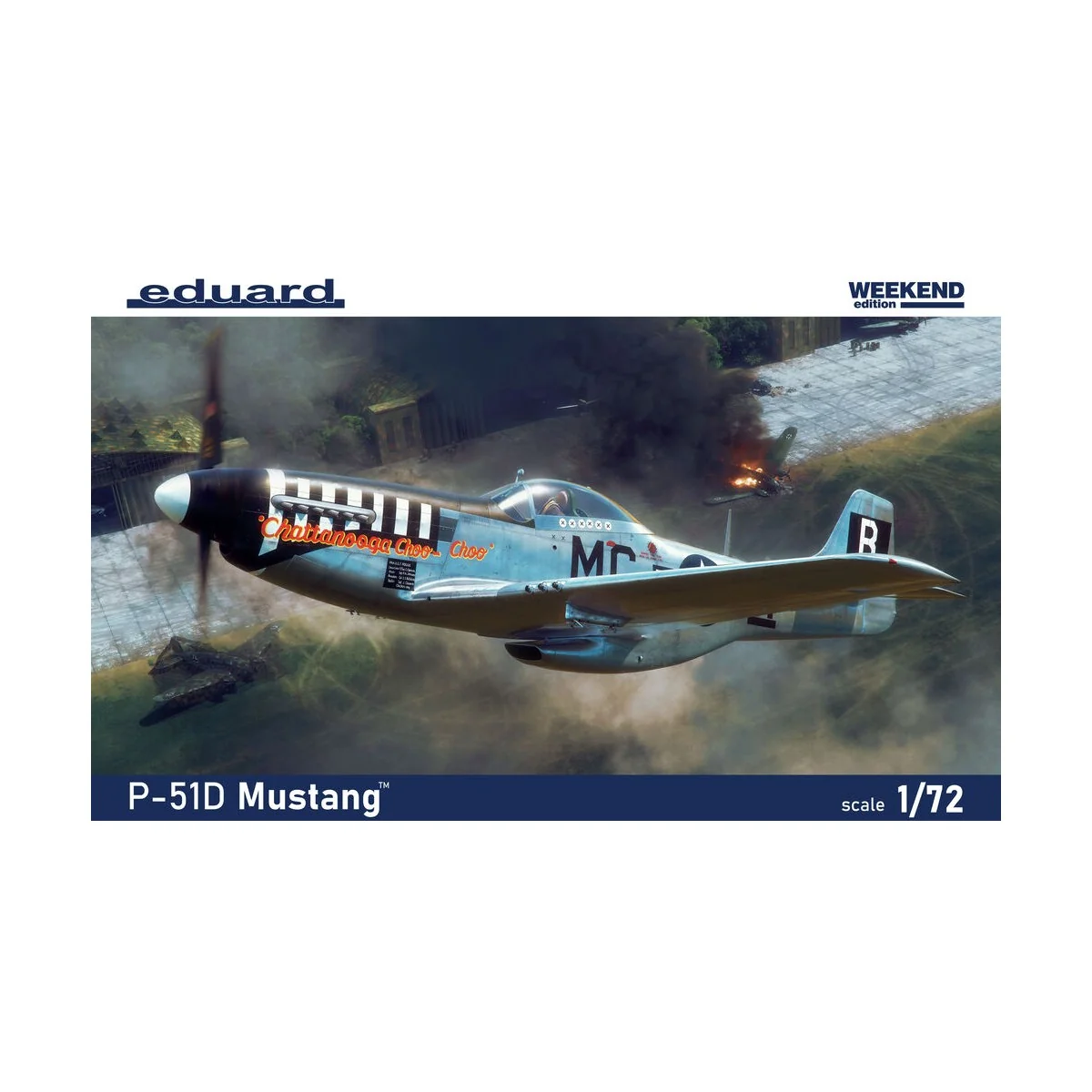 P-51D Mustang, 1/72 - Eduard Plastic Kits 7477