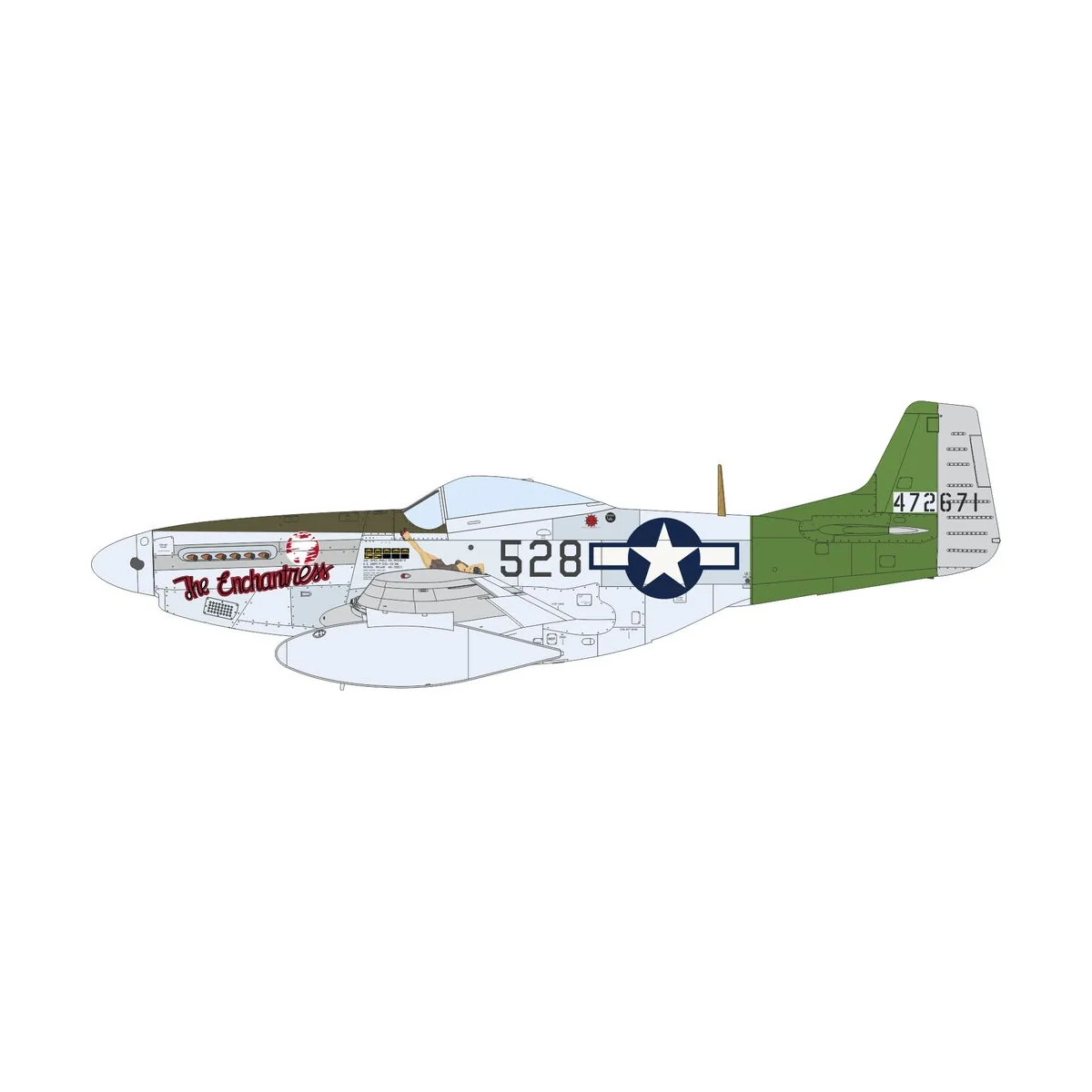 P-51D Mustang, 1/72 - Eduard Plastic Kits 7477
