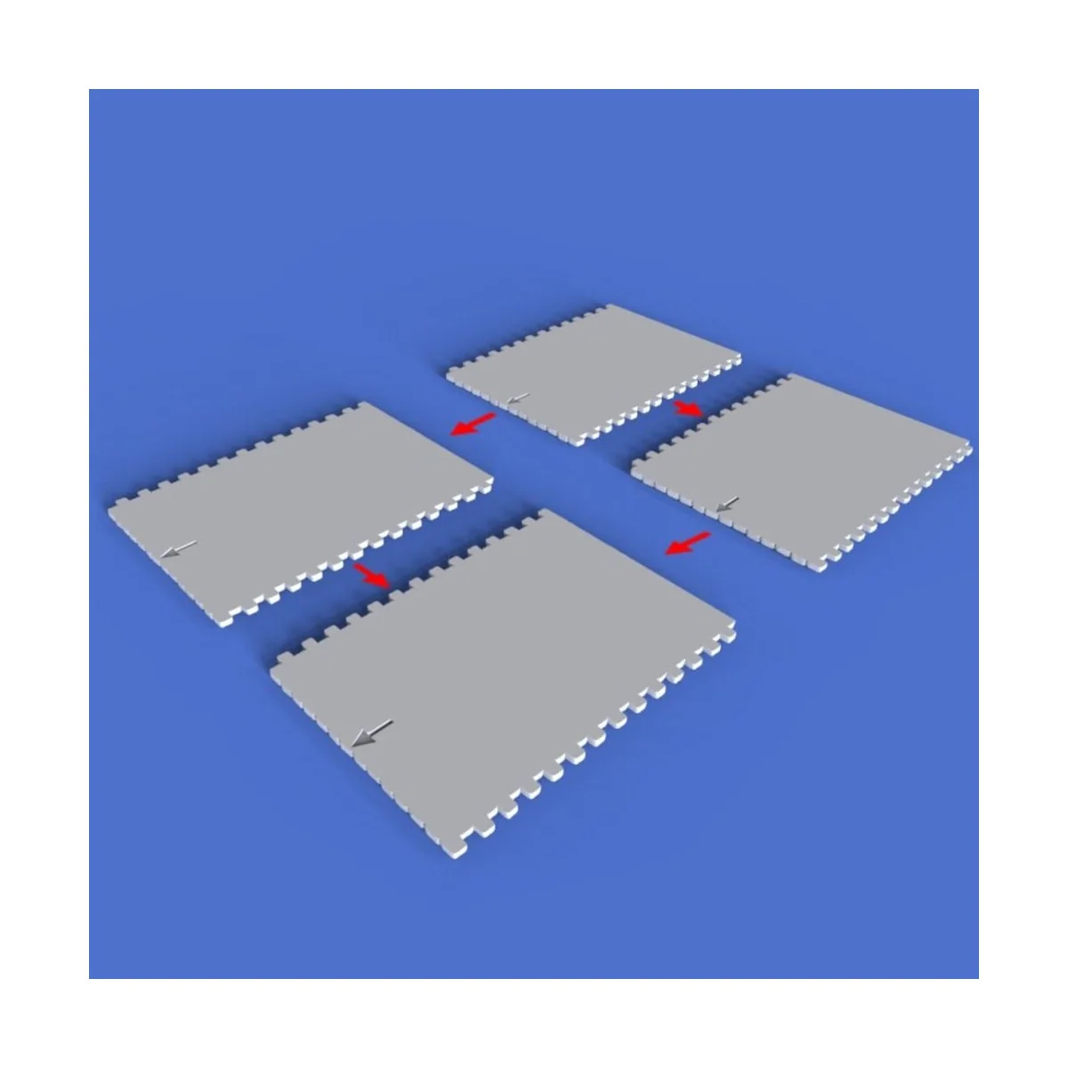 Cobblestone road section, 1/16 - Royal Model RM1059