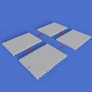 Cobblestone road section, 1/16 - Royal Model RM1059