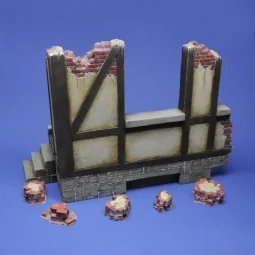 German house ruin No.1, 1/35 - Royal Model RM1099